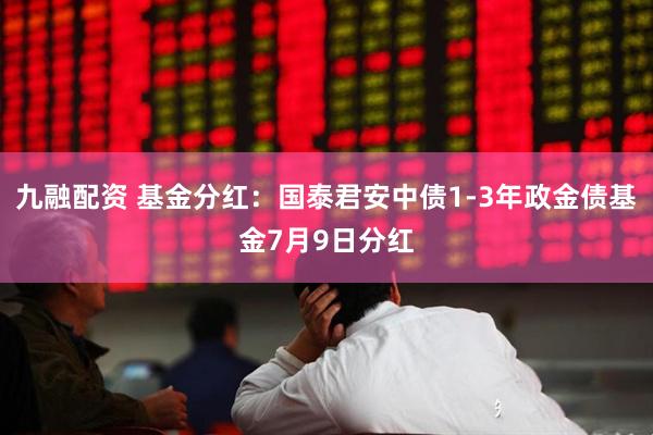 九融配资 基金分红：国泰君安中债1-3年政金债基金7月9日分红